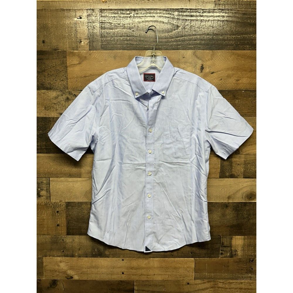 UNTUCKit Women's Slim Fit Short Sleeve Button Up Size Small
